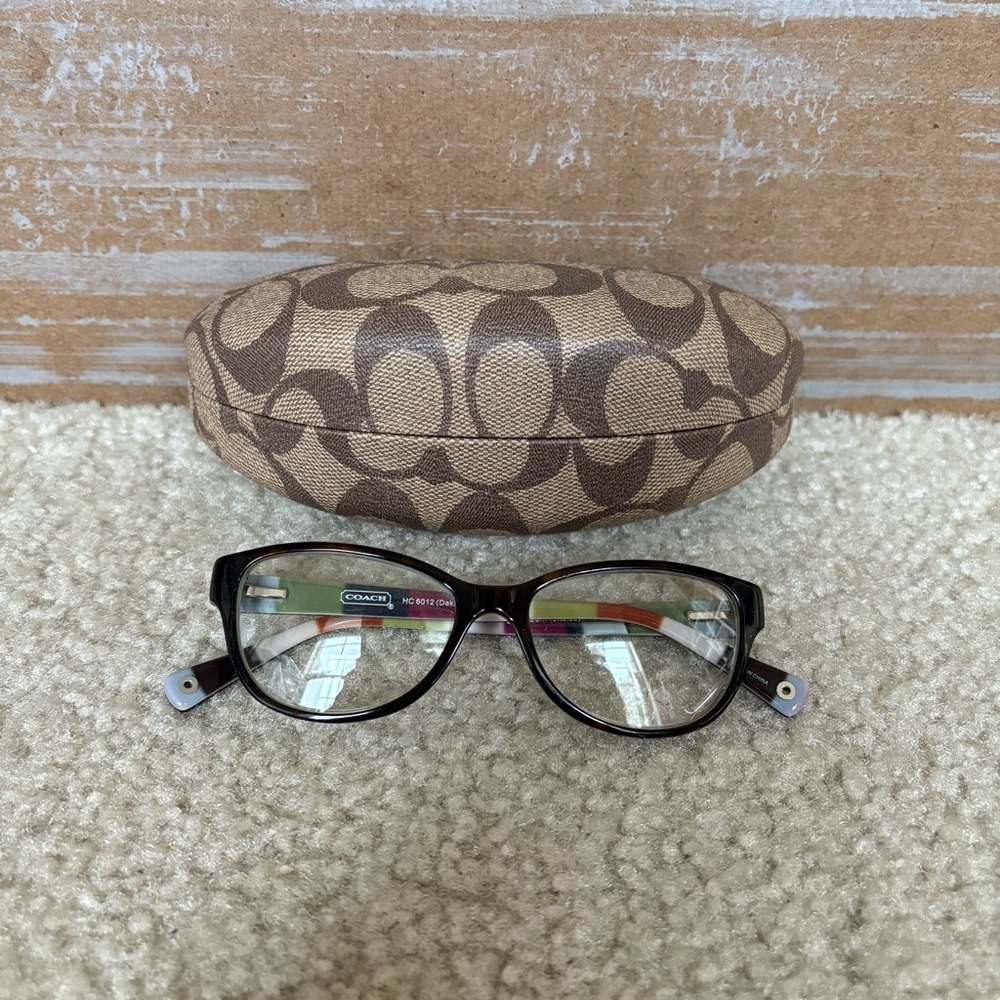 Coach Dakota HC 6012A Glasses Frames 5001 Dark Tortoise Classic Preppy